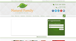Desktop Screenshot of naturalfamilychiro.com